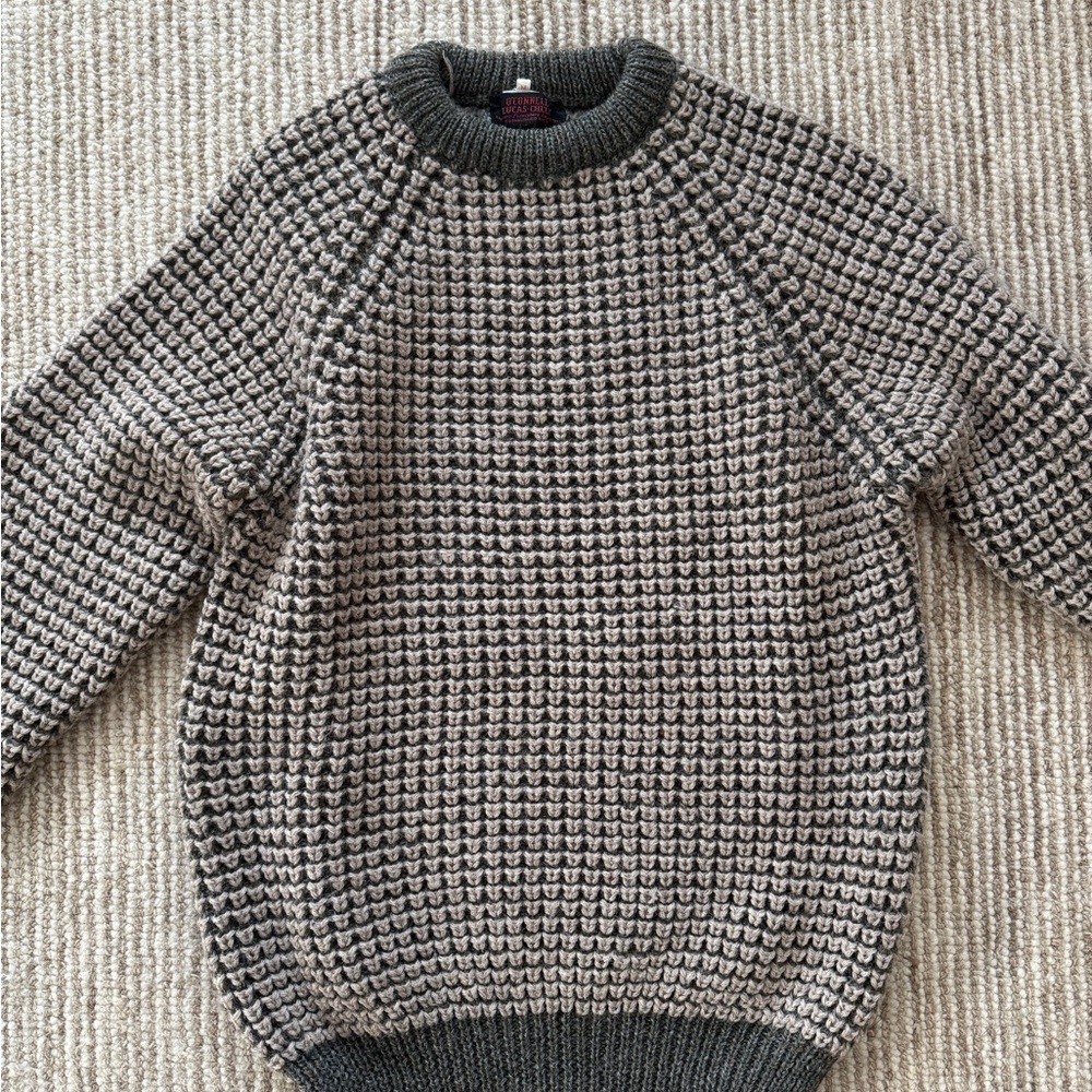 Men's Vintage 100% Wool Sweater